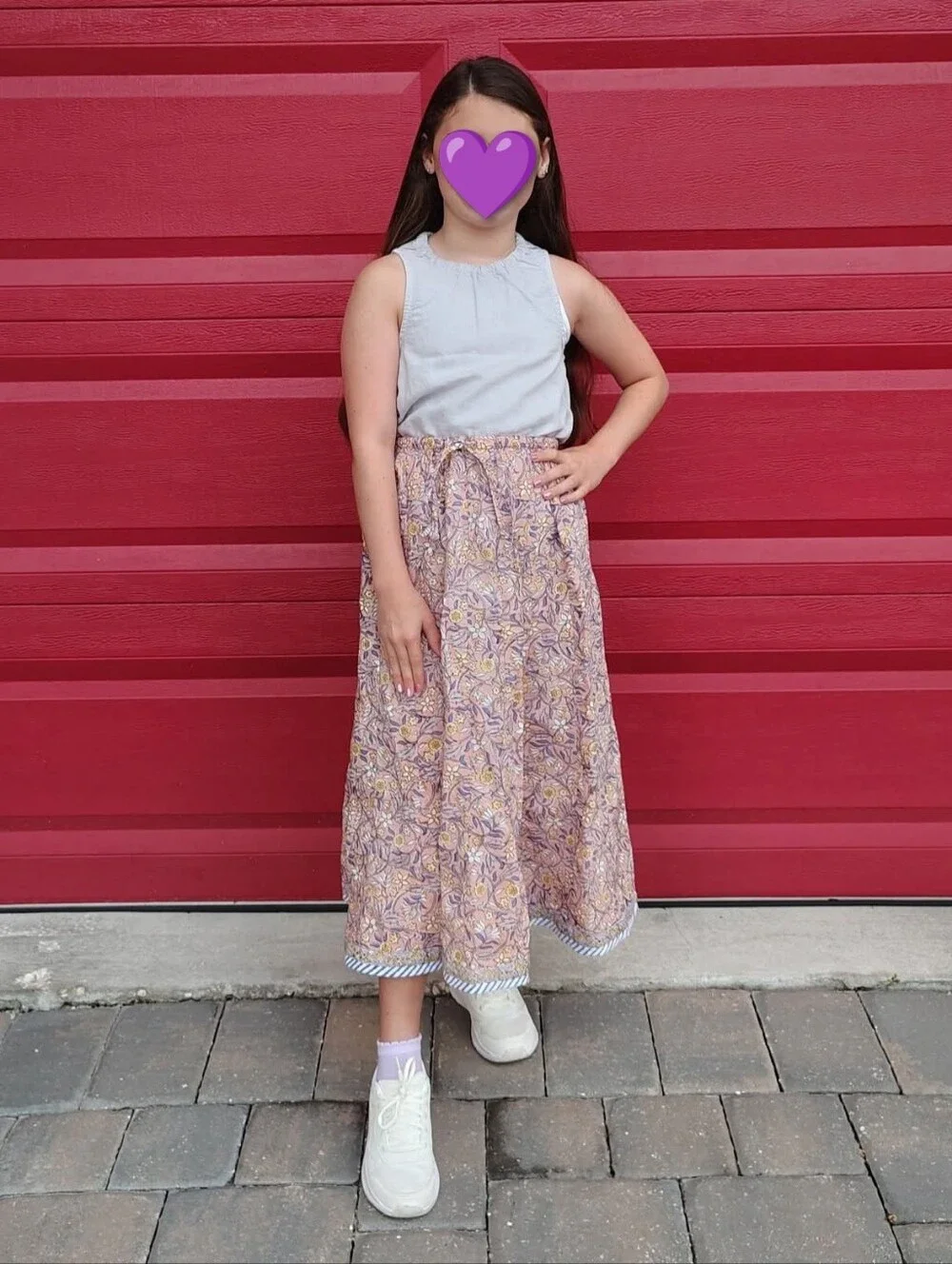 Anokhi Floral Maxi Skirt (Indian Brand)